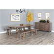 Pemberly Row Solid Wood Contemporary 66