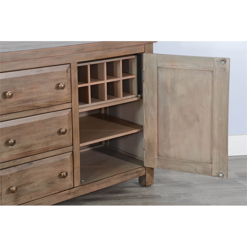 Pemberly Row Solid Wood Contemporary 66