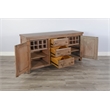 Pemberly Row Solid Wood Contemporary 66