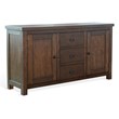 Pemberly Row Contemporary Solid Wood Farmhouse Dining Wood Buffet