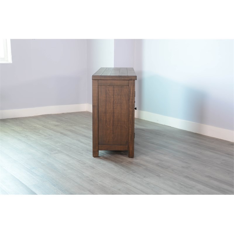 Pemberly Row Contemporary Solid Wood Farmhouse Dining Wood Buffet