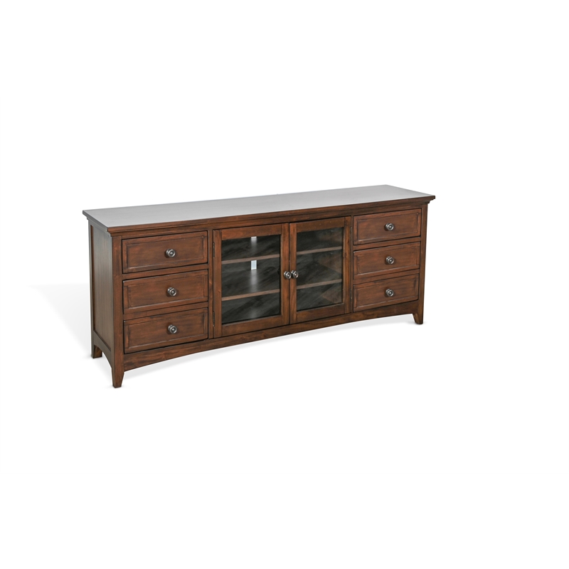 Pemberly Row Coffee Finish Contemporary Wood 62