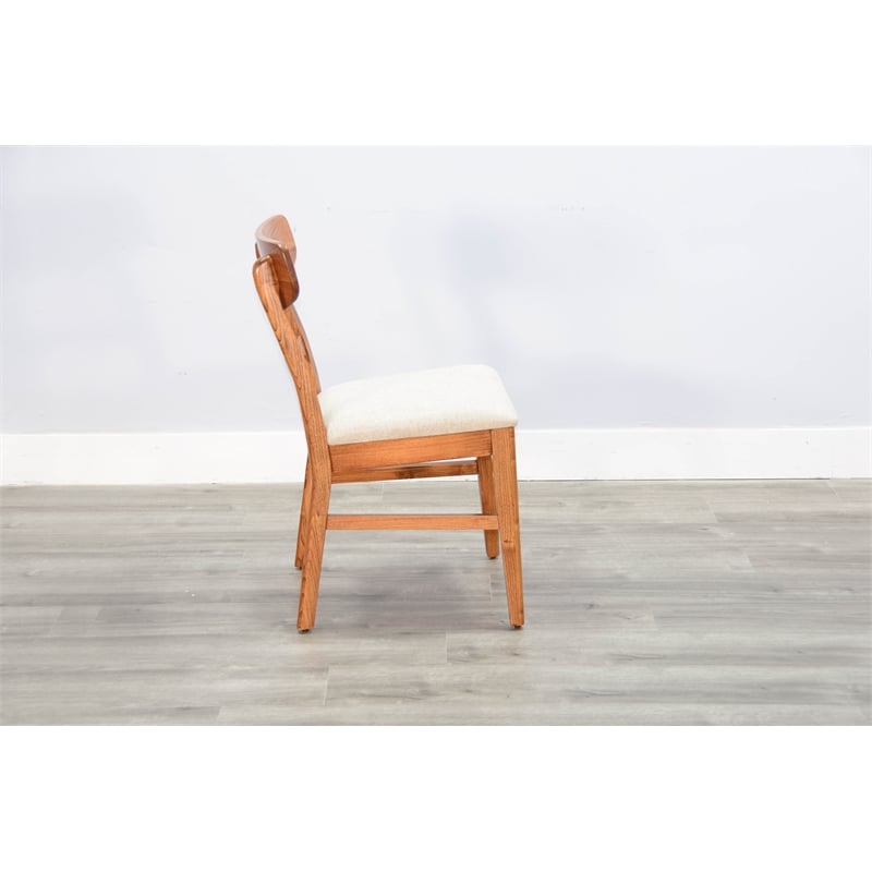 Pemberly Row Mid-Century Cinnamon Wood Dining Chair (Set of 2)