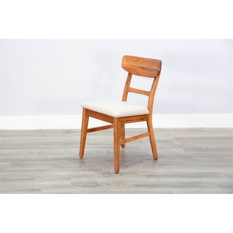 Pemberly Row Mid-Century Cinnamon Wood Dining Chair (Set of 2)