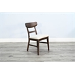 Pemberly Row Wood Mid-Century Dining Chair (Set of 2) in Walnut