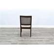 Pemberly Row Contemporary Cane Back Coffee Brown Dining Chair (Set of 2)