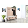 Pemberly Row Modern / Contemporary Natural Finish Wood Hall Tree