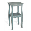 Pemberly Row Contemporary Wood Sea Grass Green Finish End Table