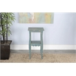 Pemberly Row Contemporary Wood Sea Grass Green Finish End Table