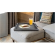 Pemberly Row Farmhouse Urban Bronze Square Tessa Ottoman Tray