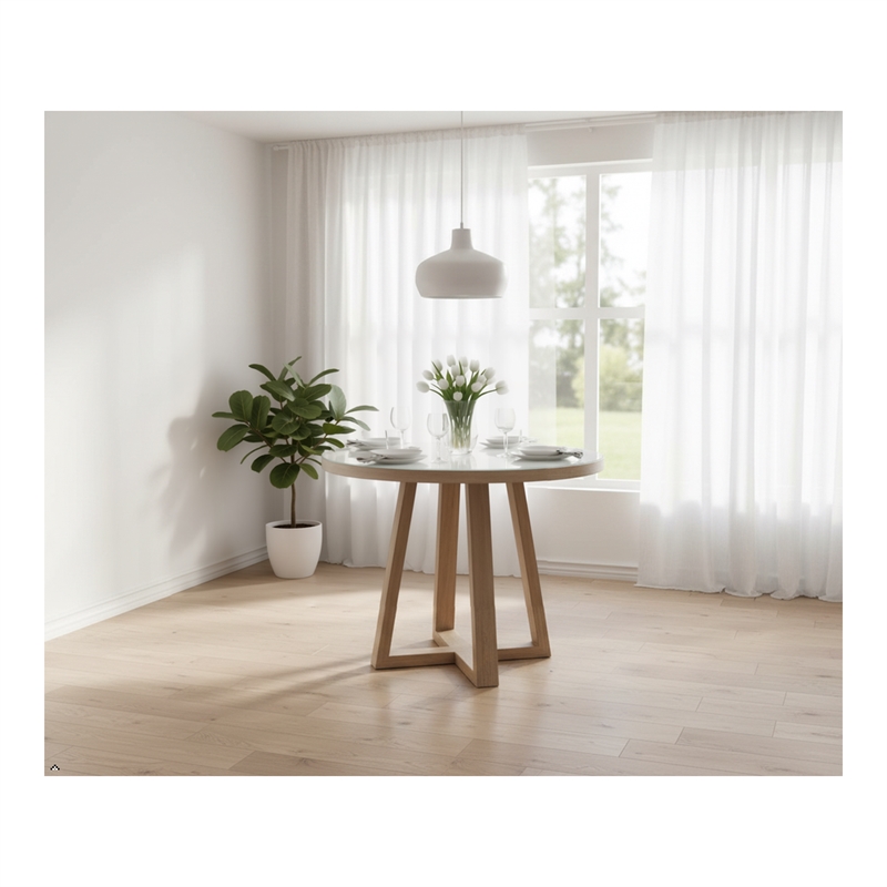 Pemberly Row Contemporary Solid Wood 42