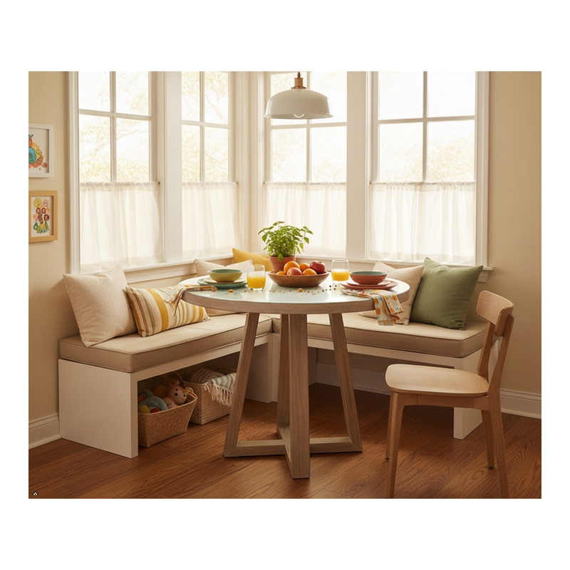 Pemberly Row Contemporary Solid Wood 42