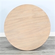 Pemberly Row Contemporary Solid Wood Wheat Round Dining Table