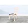 Pemberly Row Solid Wood Wood White Ladderback Chair (Set of 2)