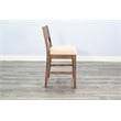 Pemberly Row Solid Wood Wood Counter Stool with Back (Set of 2)