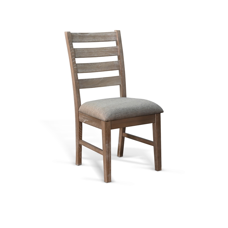 Pemberly Row Solid Wood Natural Ladderback Dining Chair (Set of 2)