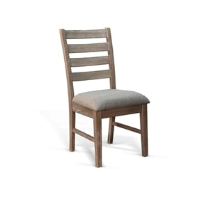Pemberly Row Solid Wood Natural Ladderback Dining Chair (Set of 2)