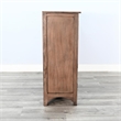 Pemberly Row Contemporary Solid Wood Display Cabinet Wood Server