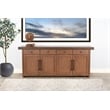 Pemberly Row Brown Contemporary Solid Wood Two Tone Server Buffet