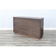 Pemberly Row Modern Solid Wood Mid-Century Server in Brown Finish