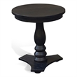 Pemberley Row Solid Wood Brown Accent Table Round Shaped Leg
