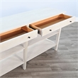 Pemberly Row Contemporary Solid Wood Wide Wood Sofa Console Table
