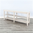 Pemberly Row Contemporary Solid Wood Wide Wood Sofa Console Table