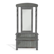 Pemberly Row Contemporary Solid Wood 78