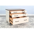 Pemberly Row Solid Wood Traditional Lateral Two Tone File Cabinet