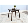 Pemberly Row Solid Wood Mid-Century Brown Finish Coffee End Table