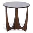 Pemberly Row Solid Wood Mid-Century Brow Finish Coffee End Table
