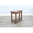 Pemberly Row Natural Solid Wood Traditional Chair Side Table