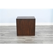Pemberly Row Contemporary Solid Wood Chair Side Table with Drawer
