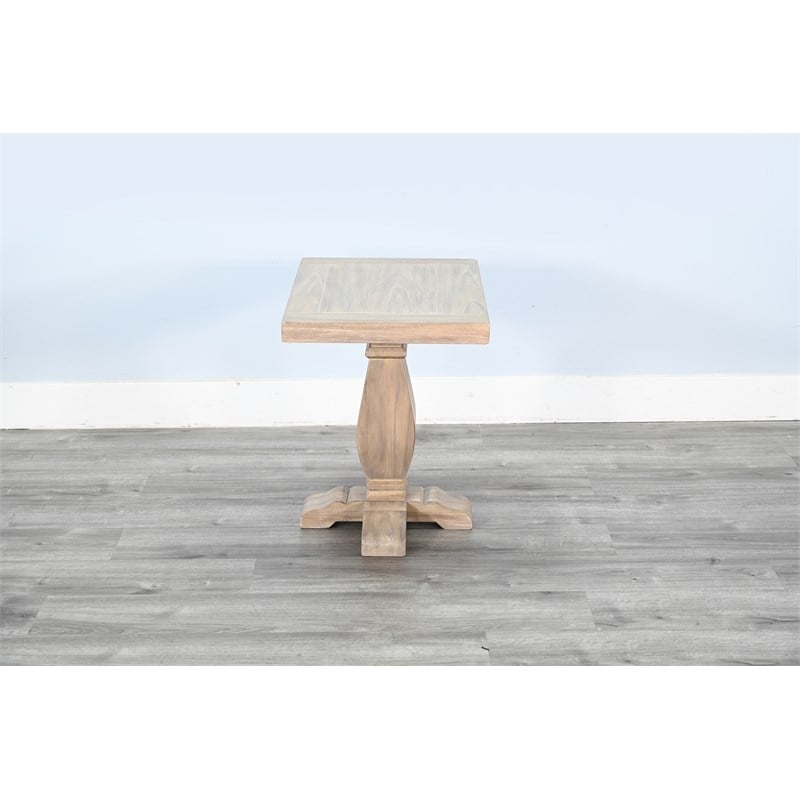 Sunny Designs Wheat Square Wood End Table