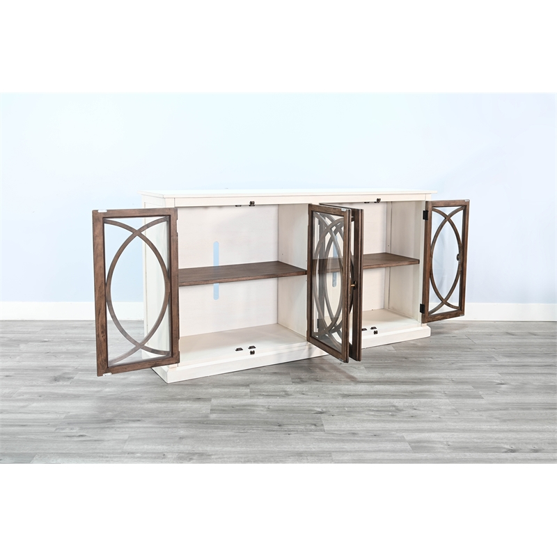 Pemberly Row Solid Wood Farmhouse 78