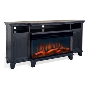 Pemberly Row 66&quot Media Console with Panoramic Electric Fireplace