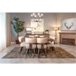 Pemberly Row Modern Square Dining Table with Built-in Storage