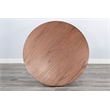 Pemberly Row Brown Finish Contemporary Wood Round Dining Table