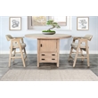 Pemberly Row Wood Natural Mid-Century Counter Stool (Set of 2)
