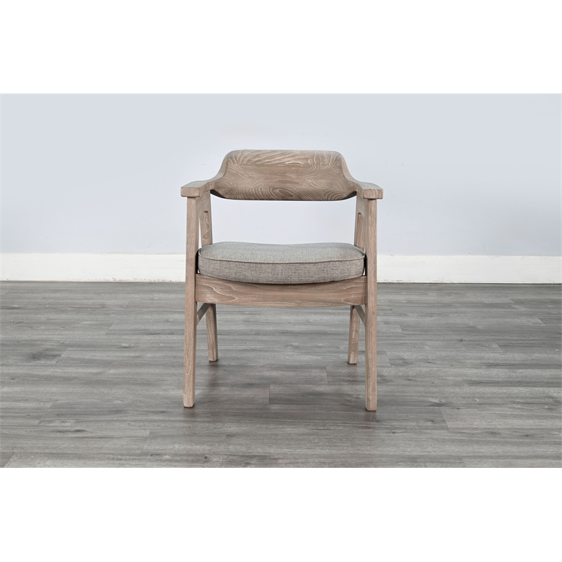 Pemberly Row Mid-Century Cushioned Dining Armchair (Set of 2)