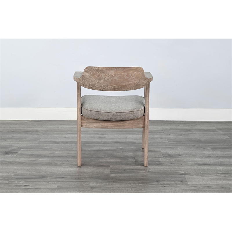 Pemberly Row Mid-Century Cushioned Dining Armchair (Set of 2)