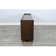Pemberly Row Contemporary Brown Finish Wood Mid-Century 86