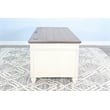 Pemberly Row Contemporary Wood Desk with Drawers in White Finish