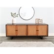 Pemberly Row Contemporary Wood Mid-Century Modern Accent Cabinet
