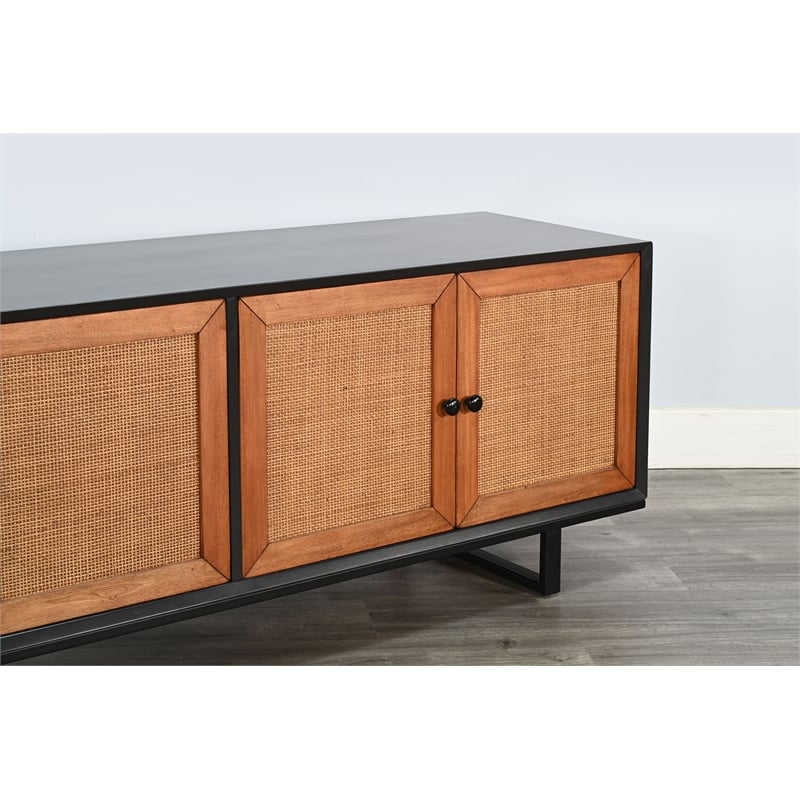 Pemberly Row Contemporary Wood Mid-Century Modern Accent Cabinet