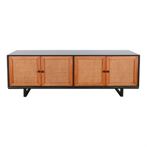 Pemberly Row Contemporary Wood Mid-Century Modern Accent Cabinet