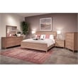 Pemberly Row Contemporary Wood Transitional Natural Queen Bed