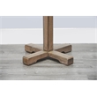 Pemberly Row Traditional Solid Wood Coat Rack with 8-Prong Hooks