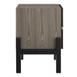 Pemberly Row Set of 2 Modern MDF Wood and Rubberwood Nightstands in Oak