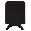 Pemberly Row Set of 2 Modern Rubberwood and MDF Nightstands in Cappuccino